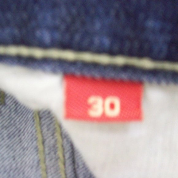 Boo's Jeans Boot Cut Mid Rise Dark Wash Women's Bl - Picture 3 of 4